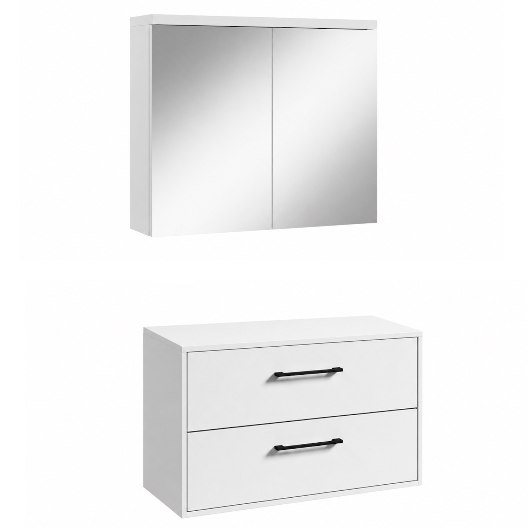 Badplaats Waschtischunterschrank Florence 80 X 46 Cm - Matt Weiß