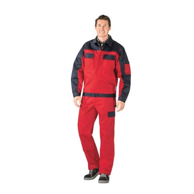 Bundjacke 1203 rot/marine, Größe 50
