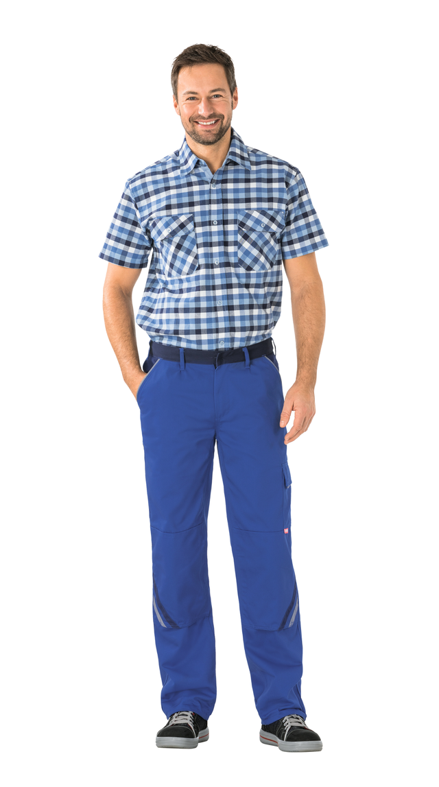 Bundhose 2320 kornblau/marine/zink, Größe 58