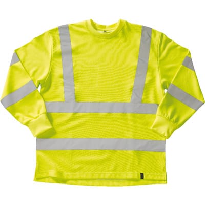 Warnschutz-Sweatshirt Melita 50106-854, warngelb, Größe 3XL