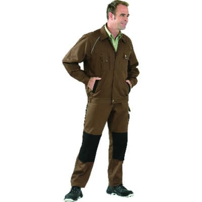 Bundjacke 2116 braun/schwarz, Größe 58