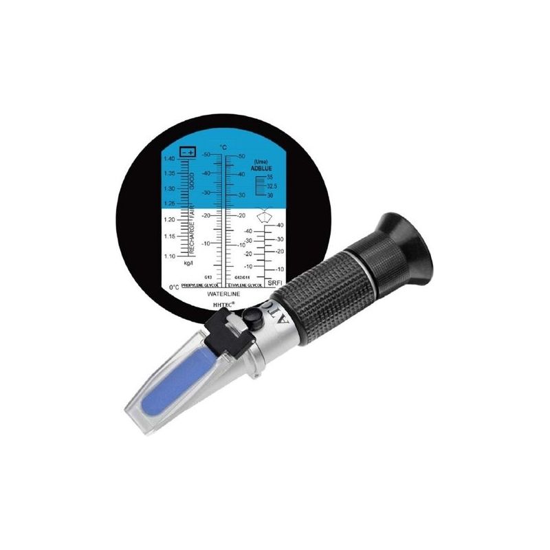Honigrefraktometer 58–90 % Brix – Wassermessung 10–32 % – Verstellbares Okular – Inklusive Pipette Und Reinigungstuch – Leicht Ablesbar – Brix 10–32