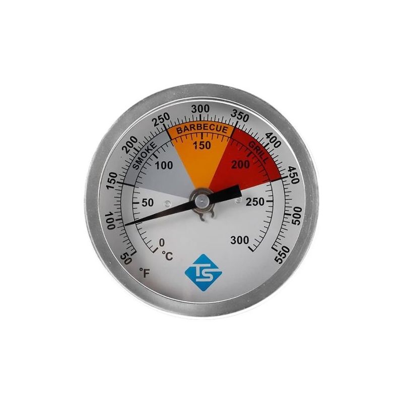 Flammendes Holzkohle-grillthermometer (rekalibrierbar)