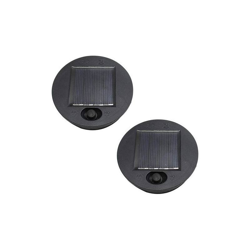 Set Mit 2 Ersatz-solarlaternen Für Hängende Außenlaternen, Ersatz-led-solarleuchte Mit Praktischem Batteriefach