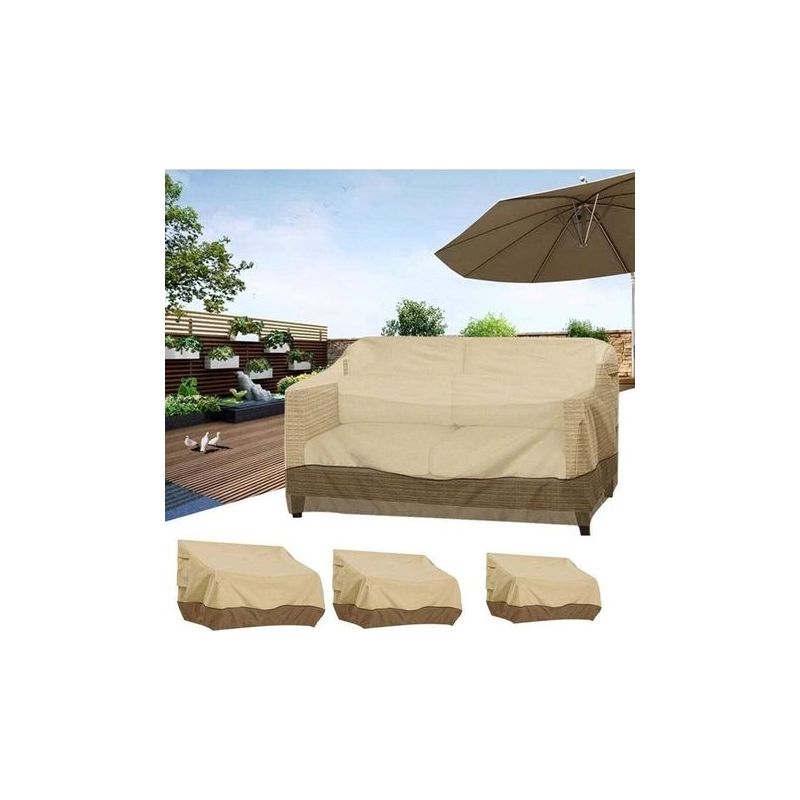 Wasserdichte, Uv-beständige Schutzhülle Für Gartenmöbel, Geeignet Für Balkon, Garten Und Terrasse, 1 Stück.