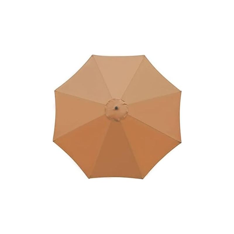Ersatz-sonnenschirmbezug, 8 Streben, Wasserdichtes Und Uv-beständiges 3m-ersatzgewebe, Khaki