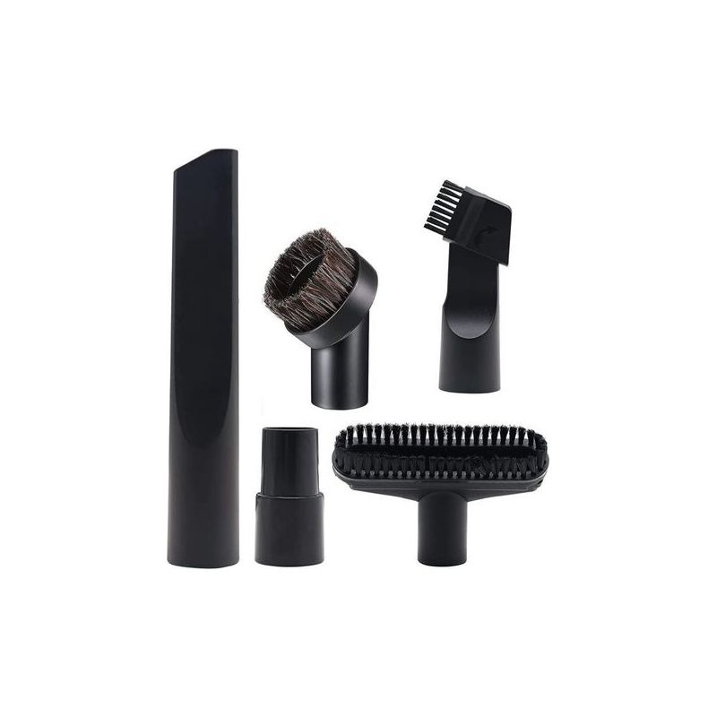 Universelle Staubsaugerdüse – Set Mit 5 Kompatiblen Zubehörteilen 32–35 Mm, Schwarz, Für Die Präzise Reinigung Von Böden Und Teppichen
