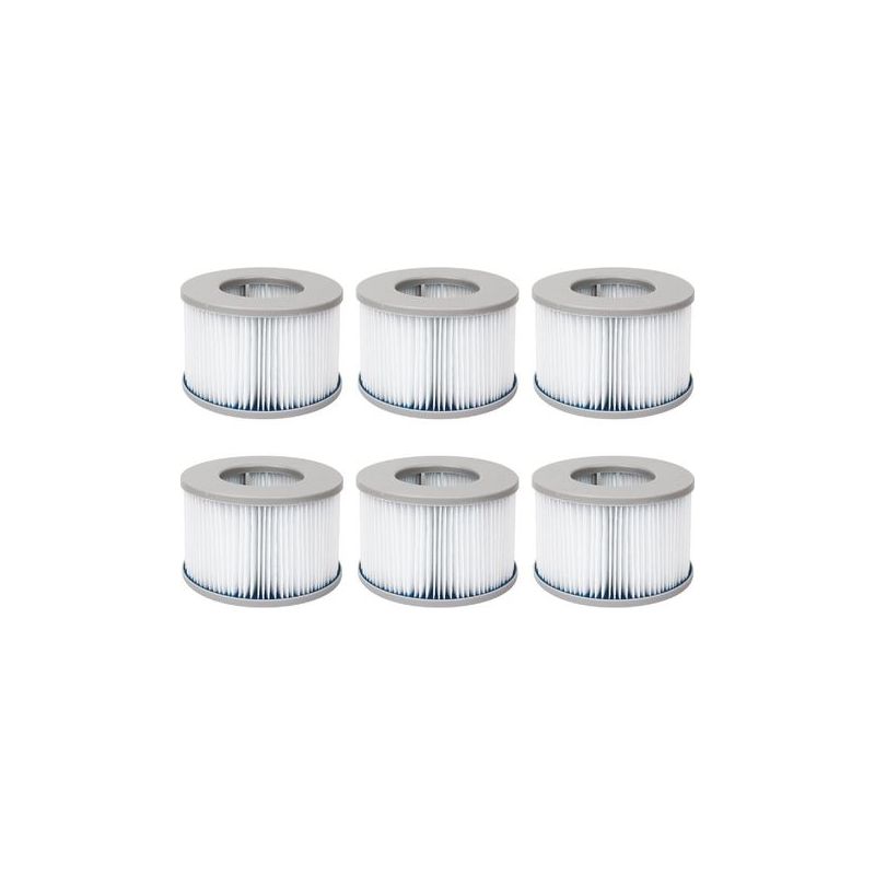 Filterset Für Aufblasbare Whirlpools V2. Ø10,7 Cm – Ersatzfilterkartuschen Für Mspa-whirlpools, 6 Filter