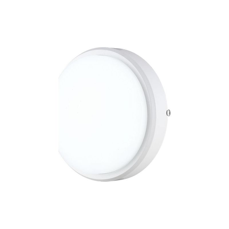 Runde Led-wand- Und Deckenleuchte, 12 W, Ip65, Für Innen- Und Außenbereich – Weiß