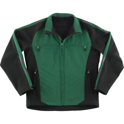 Softshelljacke Dresden 12002-149, grün/schwarz, Größe 2XL