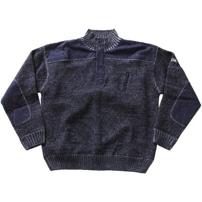 Strickpullover Naxos 50354-835, blaugrau, Größe 3XL
