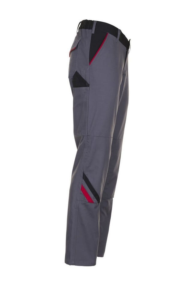 Bundhose 2329 schiefer/schwarz/rot, Größe 36