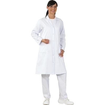 Damen-Mantel 1602 reinweiß, Größe 46