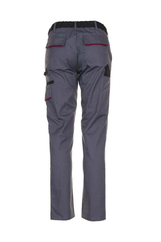 Bundhose 2329 schiefer/schwarz/rot, Größe 54