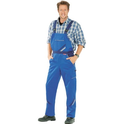 Latzhose 2330 kornblau/marine/zink, Größe 51