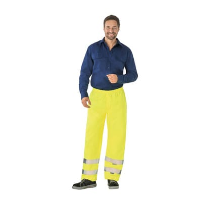 Regenhose 2065 warngelb, Größe 4XL