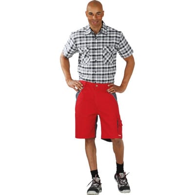 Shorts 2547 rot/schiefer, Größe M
