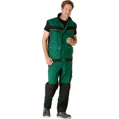 Arbeitsweste 2535 grün/schwarz, Größe 3XL