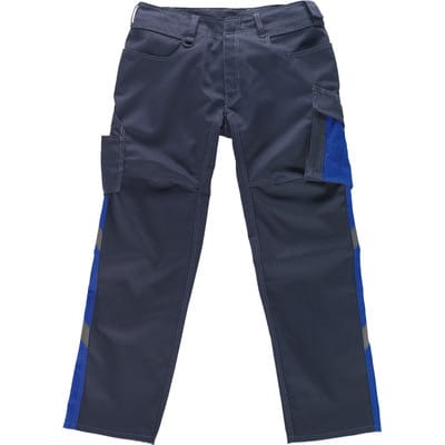 Berufshose Dortmund 12079-203, schwarzblau/kornblau, Größe C42, 82
