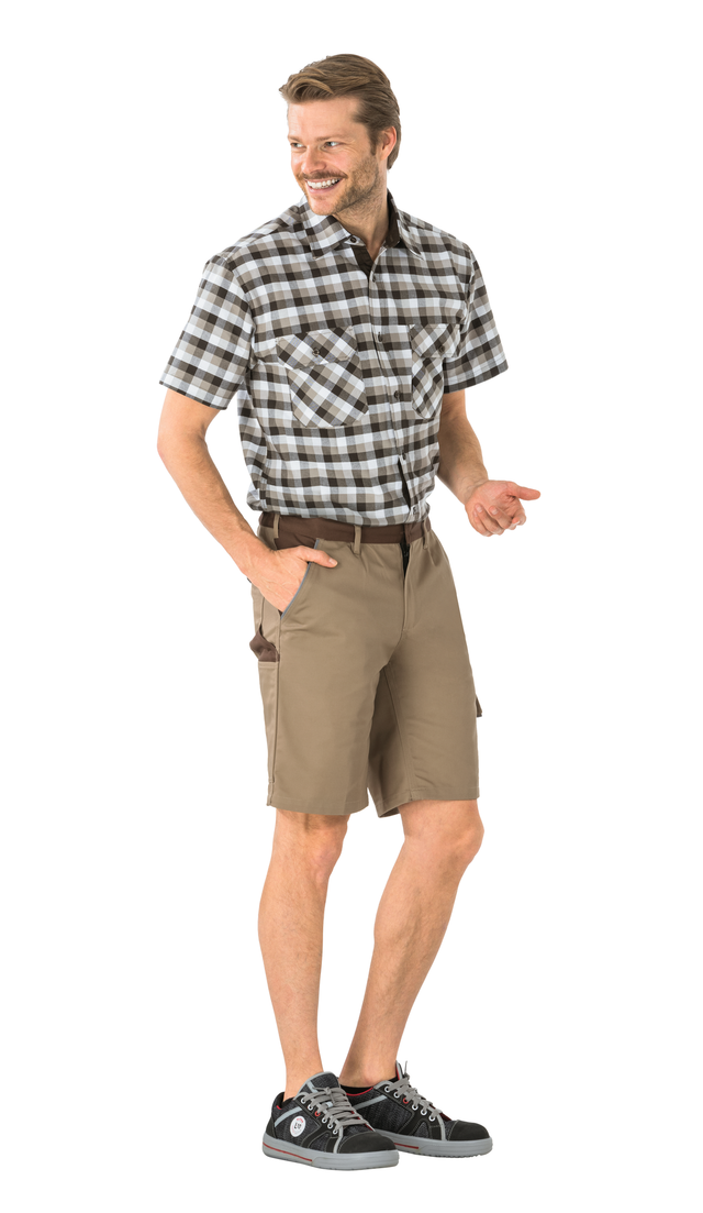 Shorts 2374 khaki/braun/zink, Größe L