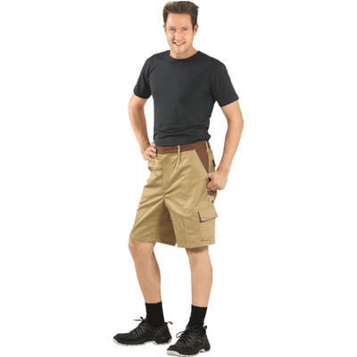 Shorts 2374 khaki/braun/zink, Größe XL
