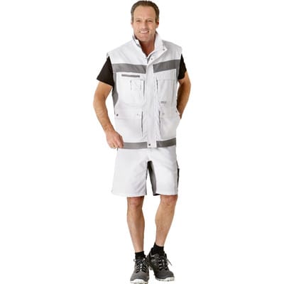 Shorts 2543 reinweiß/zink, Größe M