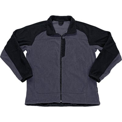 Fleecejacke Messina 06042-137, anthrazit/schwarz, Größe XL