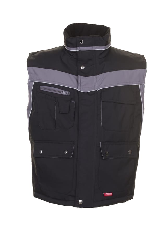 Winterweste 2580 schwarz/zink, Größe L