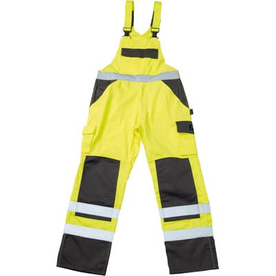Warnschutz-Latzhose Barras 07169-470, warngelb/anthrazit, Größe C48, 90