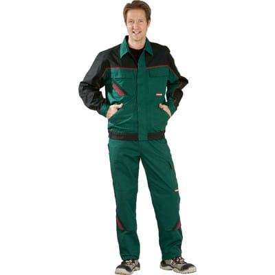 Bundjacke 2315 grün/schwarz/rot, Größe 90