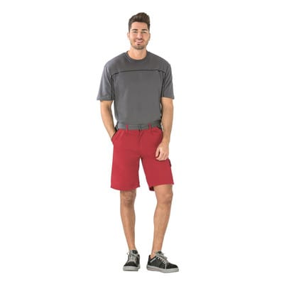 Shorts 2376 rot/schiefer/schwarz, Größe 4XL