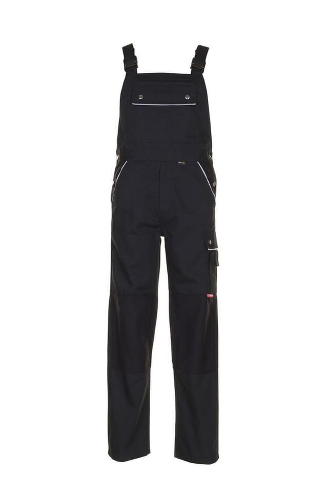 Latzhose 2134 schwarz/schwarz, Größe 48