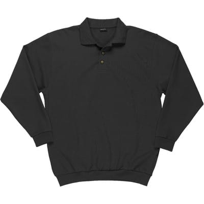 Polo-Sweatshirt Trinidad 00785-280, anthrazit, Größe M