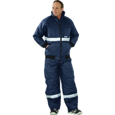 Wetter- und Kälteschutzjacke Kühlhaus 5120 marine, rot, Größe 2XL