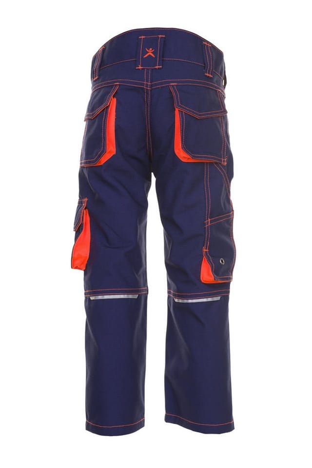 Bundhose marine/orange, Größe 86/92