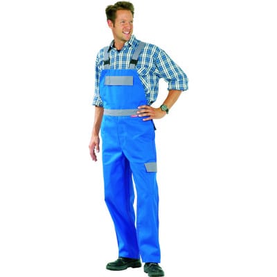 Latzhose 5230 kornblau/grau, Größe 64
