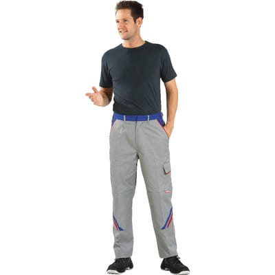 Bundhose 2323 zink/kornblau/rot, Größe 70