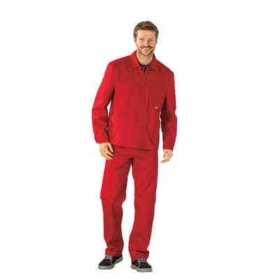 Arbeitsjacke 0103 mittelrot, Größe 110