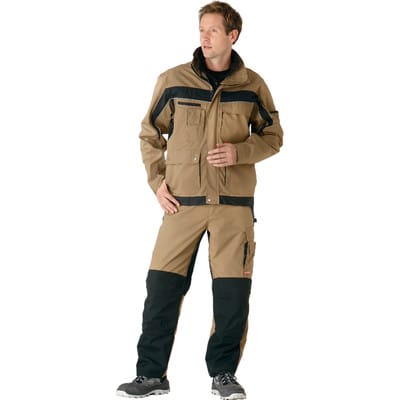 Bundjacke 2504 sand/schwarz, Größe 46