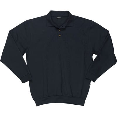 Polo-Sweatshirt Trinidad 00785-280, schwarzblau, Größe XL