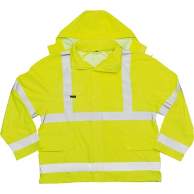 Warnschutz-Regenjacke Feldbach 50101-814, warngelb, Größe 2XL