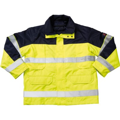 Warnschutzjacke Savona 00930-880, warngelb/marineblau, Größe 2XL