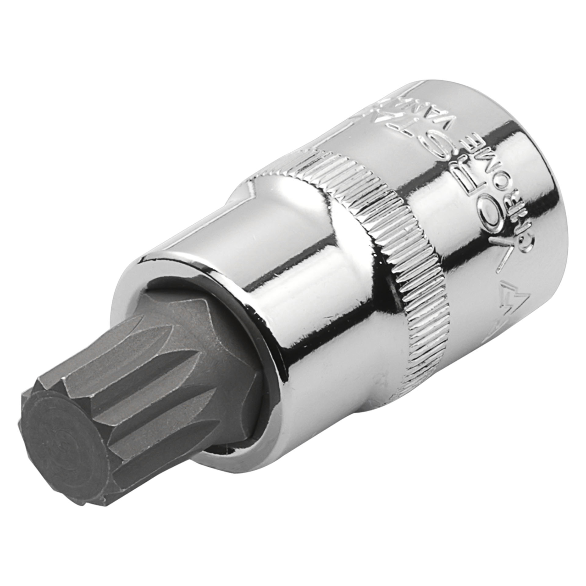 Steckschlüssel 1/2" Mit Crv-vielzahnbit M5 X 55 Mm Vorstahl