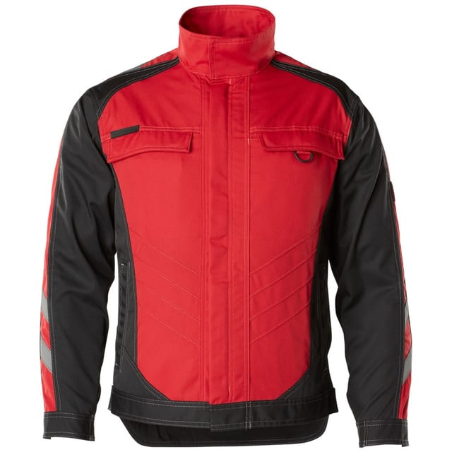 Arbeitsjacke Fulda 12209-442, rot/schwarz, Größe S