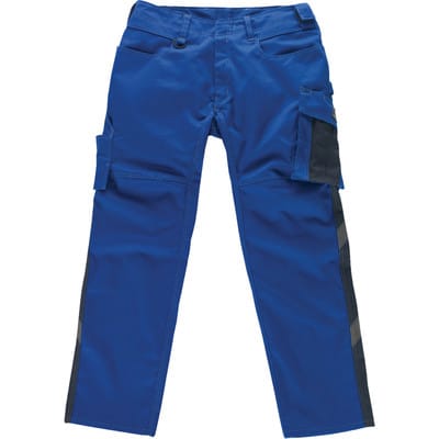Berufshose Dortmund 12079-203, kornblau/schwarz, Größe C46, 82