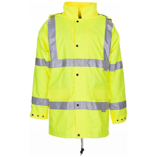 Winterjacke 2054 warngelb, Größe 2XL