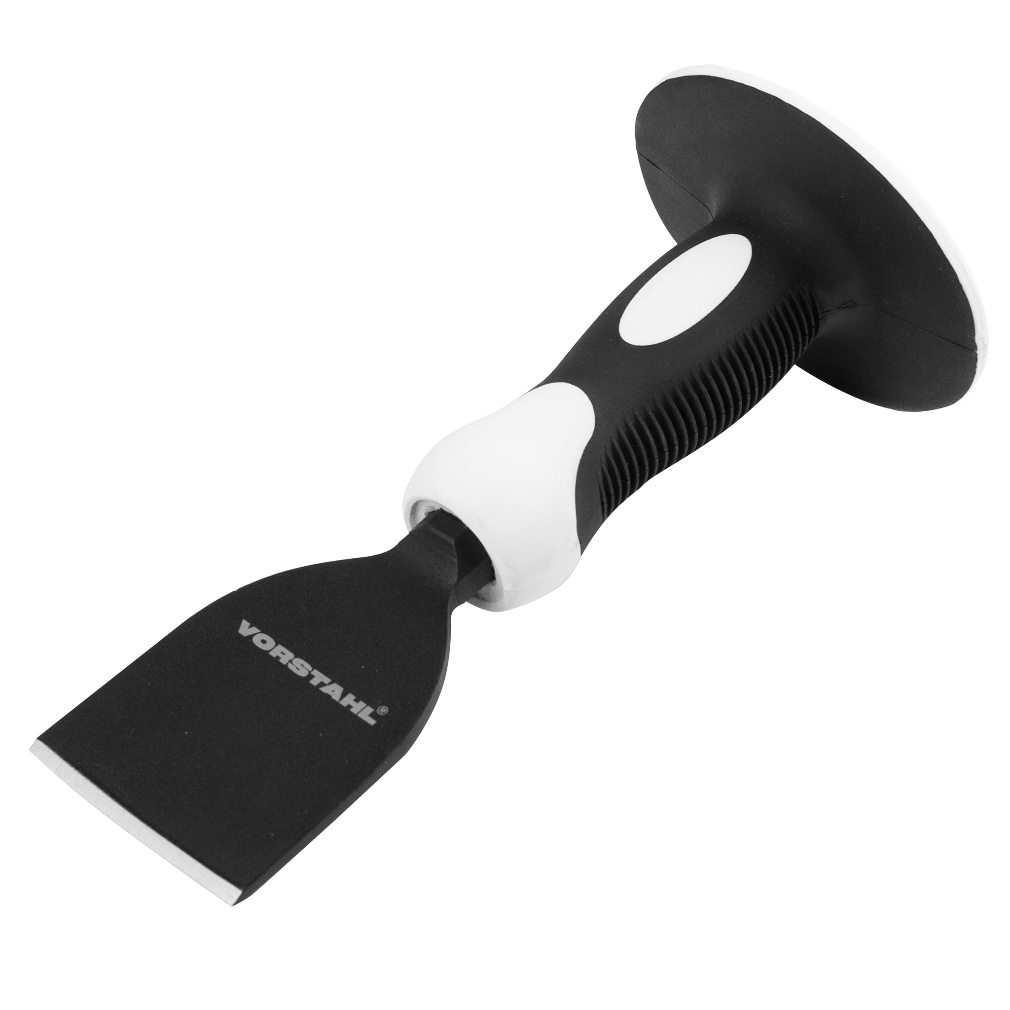 Flachmeißel Mit Gummiüberzug, Breit, 56 Mm X 250 Mm, Vorstahl