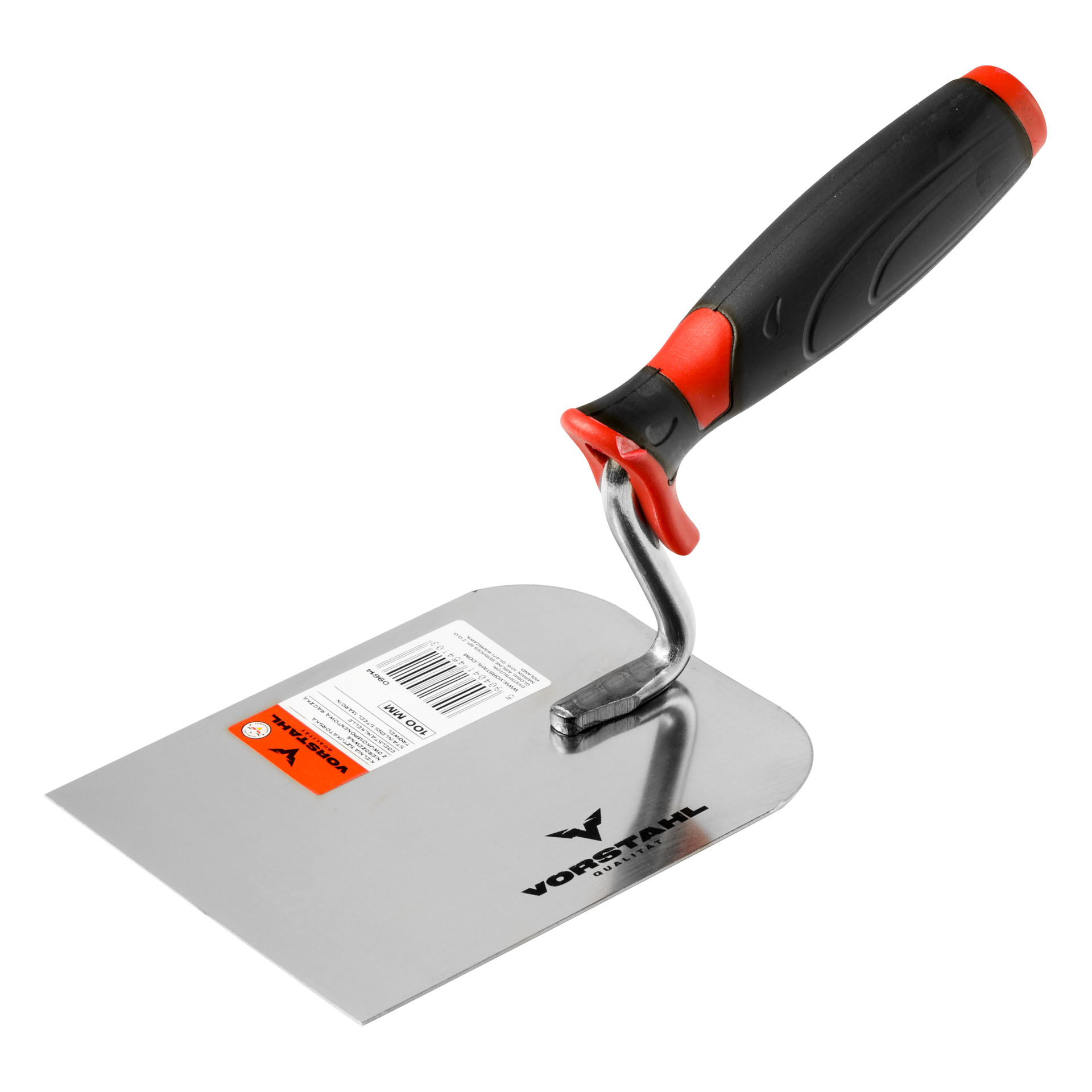 Edelstahl-stuckkelle Mit Zweikomponenten-griff 80 Mm Vorstahl