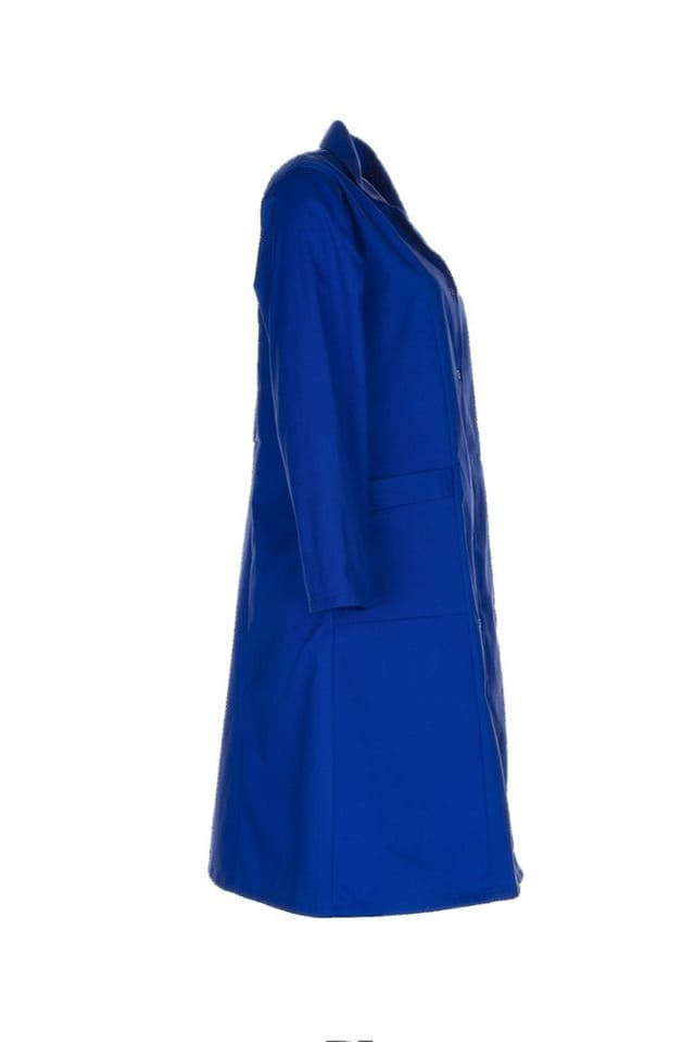 Damen-Mantel 1601 kornblau, Größe 40