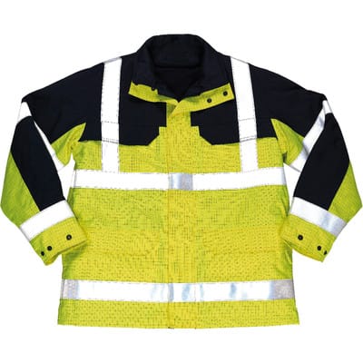 Warnschutzjacke Lungern 06830-064, warngelb/marineblau, Größe XL